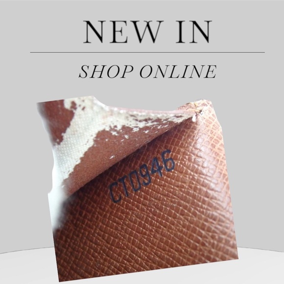 Rare LOUIS VUITTON Monogram Porte Monet Guse coin purse PVC/leat... - Picture 5 of 7